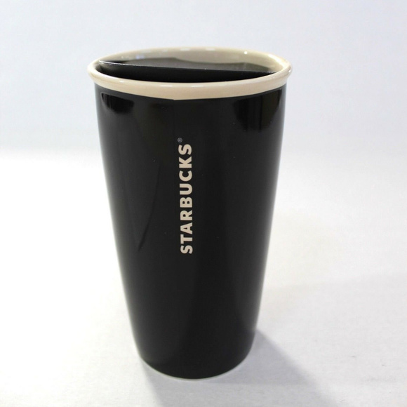 Starbucks Dining Starbucks Love Black Double Wall Ceramic Tumbler 2